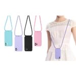 Θήκη Σιλικόνης με Κορδόνι CarryHang Xiaomi Redmi Note 8T Μαύρο - Image 2