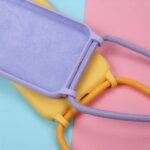 Θήκη Σιλικόνης με Κορδόνι CarryHang Xiaomi Redmi Note 8T Μαύρο - Image 3