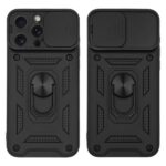 Θήκη Ring Armor CamPro Sonique για Apple iPhone 15 Pro Max Μαύρο