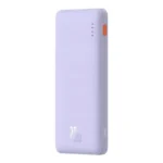 Powerbank Baseus Airpow 10000mAh 20W με καλώδιο Type-C PD Λιλά