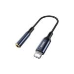 REMAX RL-LA13i Braided Μετατροπέας Lightning σε 3.5mm Jack Μαύρο